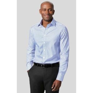 Charles Tyrwhitt Non Iron Slim Grid Check 15.5/32